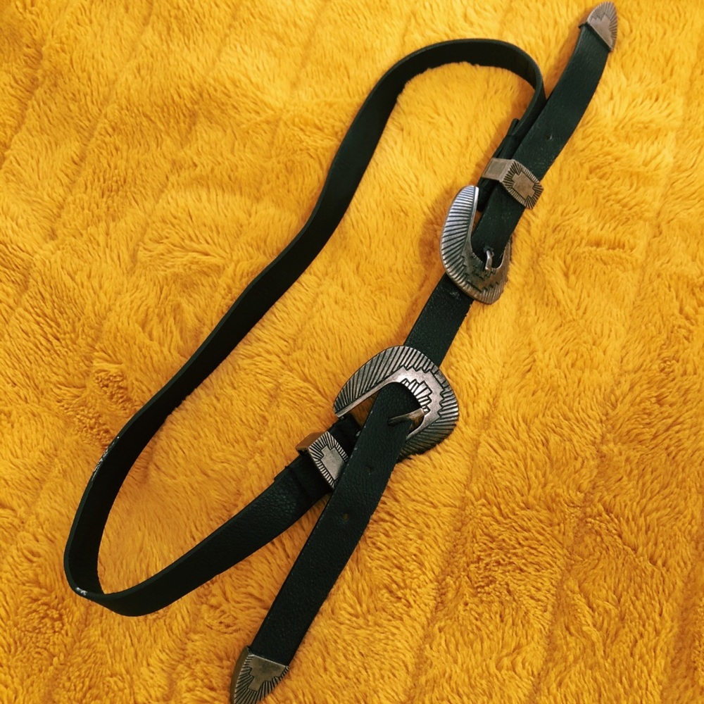 UO double buckle belt